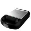 Cecotec Rock'nToast Family Sandwichera Extragrande 3 en 1 - 1500W - Capacidad para 4 Sandwiches - 3 Placas Intercambiables - Antiadherente - Apertura 180° - Acero Inoxidable - Color Negro