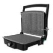 Cecotec Rock’nGrill 2000 Stone Ceramic MixandGrill Parrilla Electrica - 2000W - Antiadherente - Grill y Plancha - Apertura 180º - Bandejas Recogegrasas - Libre de PTFE y PFOA - Color Negro