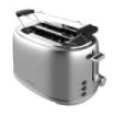 Cecotec Toast and Taste 1000 Retro Double Tostadora de Doble Ranura - 980W - Ranura Ancha hasta 3.8cm - Sistema de Autocentrado - Bandeja Recogemigas Extraible - Acabado en Acero Inoxidable