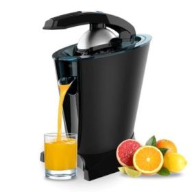 Cecotec EssentialVita Hyden 600 Exprimidor Electrico - 600W - Brazo Electrico - Filtros de Acero Inoxidable - Conos Desmontables - Sistema Antigoteo - Apto para Lavavajillas - Color Negro
