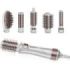 Cecotec Bamba CeramicCare 5in1 Pro Cepillo Alisador - 1000W - Revestimiento Ceramico - Funcion de Aire Caliente - 4 Niveles de Temperatura - Ergonomico - Incluye Varios Cabezales - Color Blanco