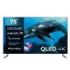 Cecotec V2 series VQU20075S Televisor Smart TV sin Marco de 75" QLED con Resolucion 4K UHD - Sistema Dolby - Procesador 4 Nucleos - Android TV 11 - HDMI 2.1 48Gbps - Chromecast Integrado - Color Negro