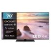 Cecotec A2 series ALU20070ZS Televisor Smart TV sin Marco de 70" LED con Resolucion 4K UHD - Android TV 11 - Chromecast Integrado - Dolby Vision y Atmos - HDMI 2.1 48Gb - Peana Central - Color Negro