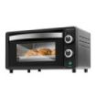 Cecotec Bake and Toast 1090 Horno de Sobremesa - 1000W - Capacidad de 10L - Temporizador - Puerta Doble Cristal - Resistencias de Cuarzo - Temperatura hasta 230°C - Color Negro