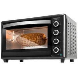 Cecotec Bake and Toast 4600 Gyro Horno de Sobremesa - 2000W - Capacidad de 46L - Rustidor Giratorio 360º - Cocina por Conveccion - Puerta Doble de Cristal - Luz Interior - 12 Funciones - Color Negro