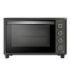 Cecotec Bake and Toast 6090 Gyro Horno de Sobremesa - 2200W - Capacidad de 60L - 12 Funciones - Rustidor Giratorio - Horneado por Conveccion - Luz Interior - Puerta Doble Cristal - Color Negro