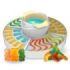 Cecotec Fun and Sugar Gummy Maquina para Hacer Golosinas - Potencia de 40W - Fondue de Chocolate - Incluye 4 Moldes de Silicona - Bandejas Desmontables - Facil de Limpiar - Color Blanco