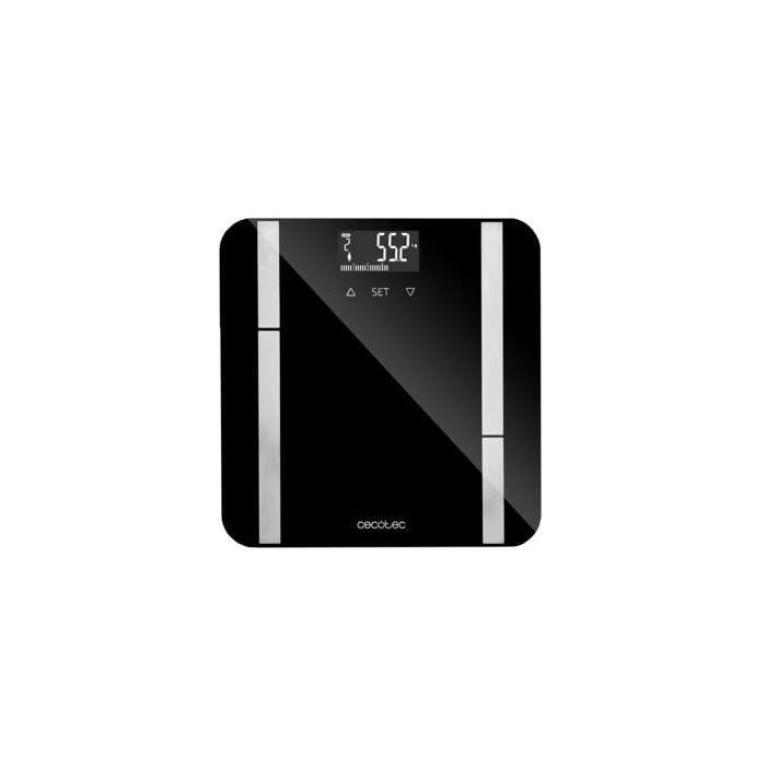 Cecotec Surface Precision 9450 Full Healthy Bascula de Baño - Alta Precision - Plataforma de Cristal Templado - Pantalla LCD Invertida - Peso Max. 180kg