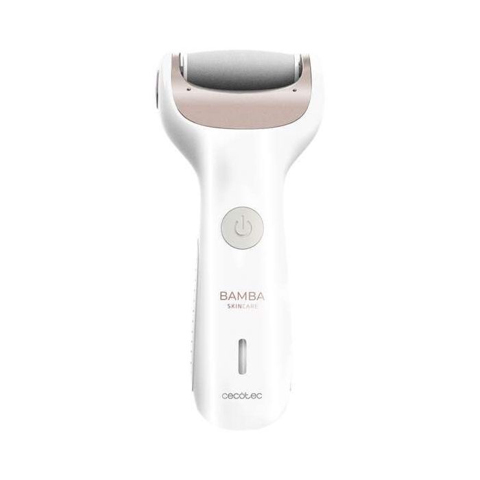 Cecotec Bamba SkinCare Silky Lima Electrica para Pies - Bateria de Litio Recargable - Modo con Cable y sin Cable - Rodillos de Distintos Gramajes