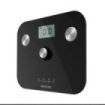 Cecotec Surface Precision EcoPower 10100 Full Healthy Black Bascula Corporal hasta 180kg - Medicion Bioimpedancia - Vidrio Templado - 4 Sensores - Patas Antideslizantes - Extraplano - Color Negro