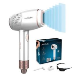 Cecotec Bamba SkinCare IPL Quartz Gun Depiladora IPL - LCD - 500.000 Disparos - Funcion de Enfriamiento - 5 Niveles - Lampara de Cuarzo - Sensor de Contacto - Uso en Cuerpo y Rostro - Color Blanco