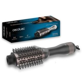 Cecotec Bamba CeramicCare Single Cepillo Alisador 3 en 1 - 1200W - 3 Temperaturas - 2 Velocidades - Revestimiento Ceramico - Funcion Aire Frio - Cable Giratorio 360º - Longitud Cable 1.8m - Color Gris