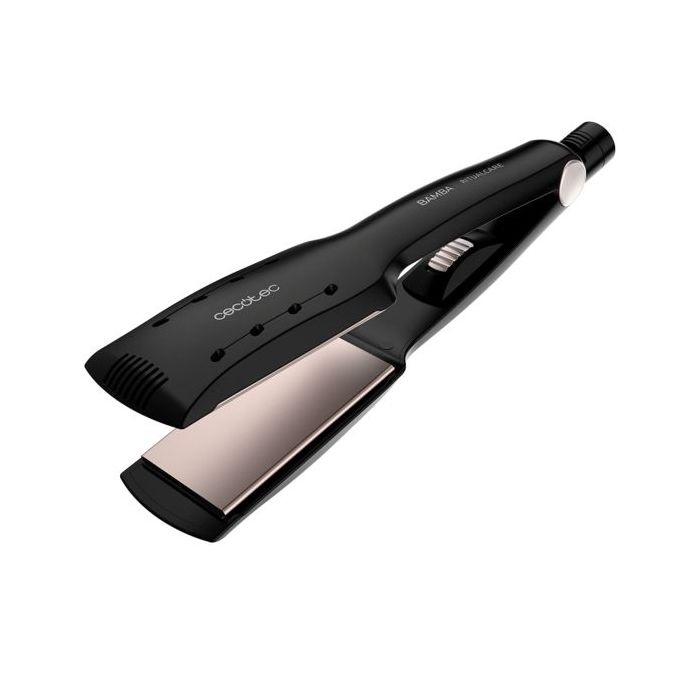 Cecotec Bamba RitualCare 900 Max Plancha de Pelo - Uso en Humedo y Seco - Placas XL de 50mm - Iones Negativos - Cable 360º de 3m - Punta Fria de Seguridad - Color Negro