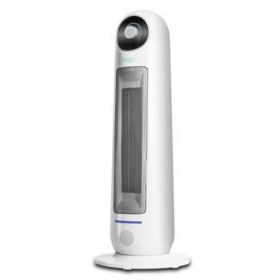 Cecotec Ready Warm 10000 Top Ceramic Calefactor Baño Ceramico 2200W - Oscilante - Termostato Regulable - 3 Modos de Funcionamiento - Proteccion Sobrecalentamiento y Antivuelco - Cobertura 22m2
