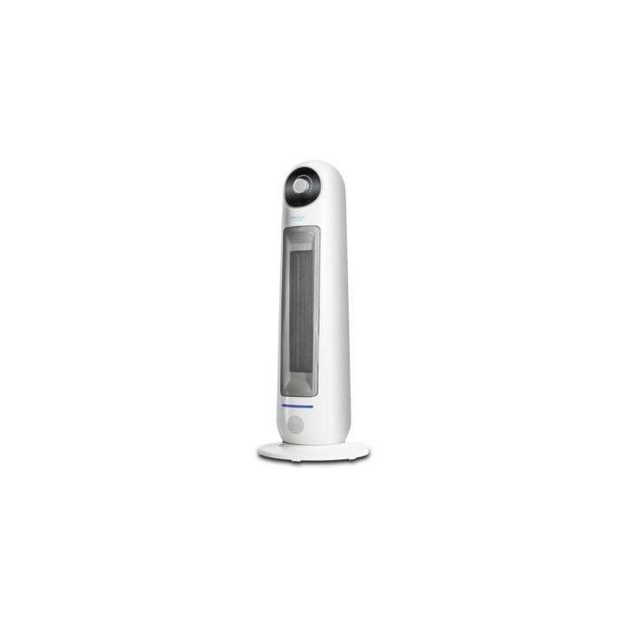 Cecotec Ready Warm 10000 Top Ceramic Calefactor Baño Ceramico 2200W - Oscilante - Termostato Regulable - 3 Modos de Funcionamiento - Proteccion Sobrecalentamiento y Antivuelco - Cobertura 22m2