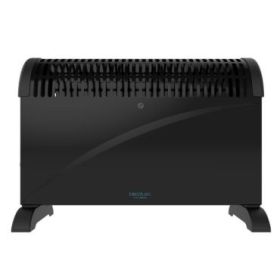 Cecotec Ready Warm 6500 Turbo Convection Convector con Pies - 2000W - Cobertura hasta 20m2 - Termostato - 4 Modos - Tecnologia Flashwarm - Ligero y Portatil - 52x20x39cm - Color Negro