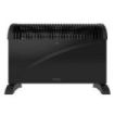 Cecotec Ready Warm 6500 Turbo Convection Convector con Pies - 2000W - Cobertura hasta 20m2 - Termostato - 4 Modos - Tecnologia Flashwarm - Ligero y Portatil - 52x20x39cm - Color Negro