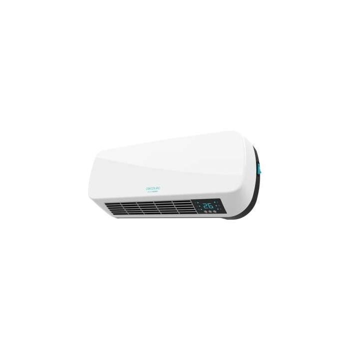 Cecotec Ready Warm 5200 Box Ceramic Calefactor Ceramico de Pared Bajo Consumo 2000W - Pantalla Digital - IPX2 - Temporizador - 3 Modos - Proteccion Sobrecalentamiento - Mando a Distancia