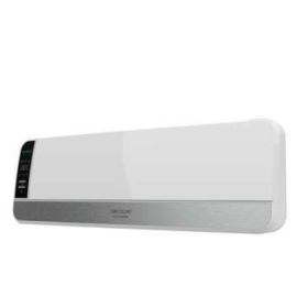 Cecotec Ready Warm 5250 Swing Box Ceramic Calefactor Ceramico de Pared Bajo Consumo 2000W - Oscilacion - Pantalla LED - IPX2 - Temporizador - 3 Modos - Mando a Distancia