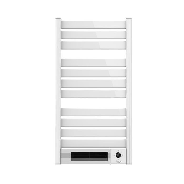 Cecotec ReadyWarm 9770 Toallero Electrico - 2000W - Calefactor Ceramico - Pantalla LED - Mando a Distancia - Temporizador 24H - Proteccion IPX4 - Ajuste de Temperatura - Color Blanco
