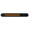 Cecotec Ready Warm 8600 Power Gold Calefactor Halogeno de Radiacion Infrarroja Exterior 2000W - Colocacion en Pared - IP55 - 3 Niveles de Potencia - Temporizador - Mando a Distancia