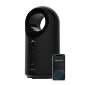 Cecotec ReadyWarm 8400 Bladeless Connected Calefactor Electrico - 1500W - Tecnologia sin Aspas - Control Wi-Fi - Funcion Oscilacion - Temporizador - Sistema de Seguridad Triple - Color Negro