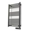 Cecotec ReadyWarm 9100 Toallero Electrico - Potencia de 500W - Pantalla LED - Control Tactil - Programador Semanal - 3 Modos de Uso - Temperatura Ajustable - Proteccion IP24 - 50x6x87cm - Color Gris
