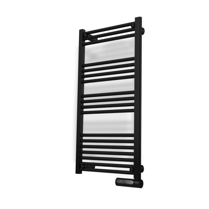 Cecotec ReadyWarm 9200 Toallero Electrico - Potencia de 750W - Pantalla LED - Control Tactil - Programador Semanal - 4 Modos de Uso - Temperatura Ajustable - Proteccion IP24 - 50x6x107cm - Color Negro