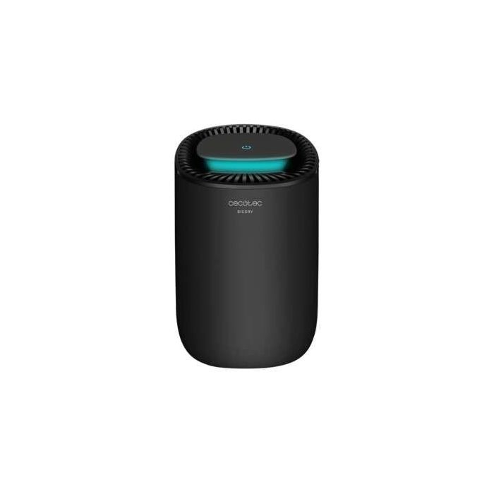 Cecotec BigDry 2000 Light Black Deshumidificador - Bajo Consumo 23W - 300 ml/Dia - Deposito Extraible de 0,6L - Cobertura hasta 20m2