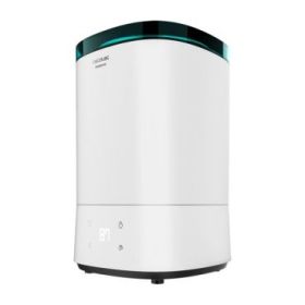 Cecotec Breeze Care 3000 Humidificador de Aire - 30W - Capacidad de 5.5L - 330 ml/h - Control Humedad de 30 a 90% - Cobertura hasta 30m2 - Autonomia 24h - Modo Noche - 21.4x21.4x33.3cm - Color Blanco