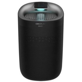 Cecotec BigDry 3000 PureLight Black Deshumidificador - 45W - Deposito de 1 Litro - 3 Procesos de Filtracion - Cobertura hasta 25m2 - 3 Velocidades Ajustables - Funcionamiento Silencioso - Color Negro