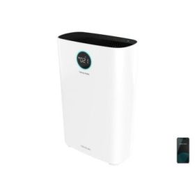 Cecotec TotalPure 7500 Connected Purificador de Aire - 60W - Control Wi-Fi y Tactil - Cobertura hasta 200m3 - Sensor de Calidad Del Aire - Silencioso 68dB - Modo Noche y Temporizador - Color Blanco