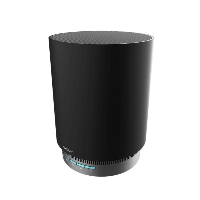 Cecotec TotalPure 1800 Style Pro Connected Purificador de Aire - Potencia de 45W - 4 Etapas de Filtrado - Control Wi-Fi - Sensor Pm 2.5 - Modo Noche Silencioso - Temporizador Programable - Color Negro