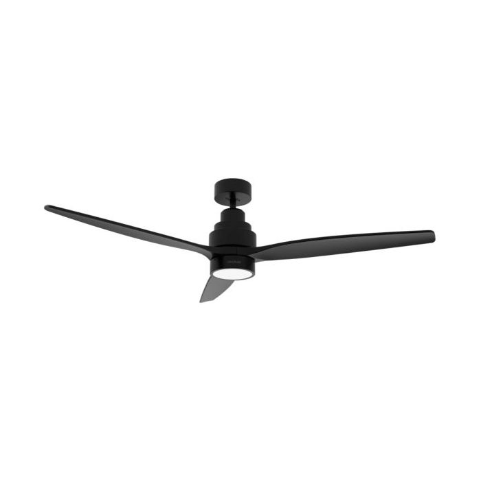 Cecotec EnergySilence Aero 5350 Black Design Ventilador de Techo con 3 Aspas y Luz Integrada - 40W - Diametro de 52" - LED de 22W - 6 Velocidades - Temporizador - Modo Invierno - Color Negro