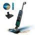 Cecotec FreeGo Wash and Vacuum Spray Fregona Electrica - 250W - Funcion Aspirador - Autonomia 35min - Pantalla Digital - Sistema Autolimpieza - Depositos Separados - Color Negro y Azul