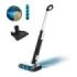 Cecotec FreeGo Wash Fregona Electrica - 40W - Depositos de Agua Limpia y Sucia Separados - Autonomia hasta 40min - Rodillo Wet Jalisco - Base de Autolimpieza - Sensor Auto-Stop - Color Negro y Plata