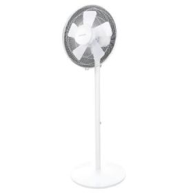 Cecotec EnergySilence 535 Ventilador de Pie y Sobremesa con 5 Aspas - Potencia de 40W - Diametro de 40cm - 3 Velocidades - Oscilacion de 75º - Altura Ajustable hasta 115cm - Color Blanco