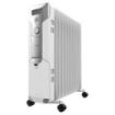 Cecotec ReadyWarm 11000 Space Radiador de Aceite con 11 Modulos de 150x580mm - 2500W - Calienta hasta 25m2 - 3 Niveles de Potencia - Facil Transporte con Ruedas - Recogecables Incluido - Color Blanco