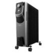 Cecotec ReadyWarm 11000 Space 360 Black Radiador de Aceite con 11 Modulos de 150x580mm - 2500W - Calienta hasta 28m2 - Tecnologia 360º - 3 Niveles - Recogecables - Facil Transporte - Color Negro