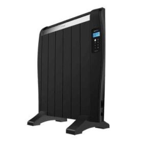 Cecotec Ready Warm 1200 Thermal Black Radiador Electrico Bajo Consumo 900W - 6 Elementos - Colocacion en Pared o de Pie - Pantalla LED - 3 Modos - Temporizador - Mando a Distancia