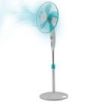Cecotec EnergySilence 520 Power Ventilador de Pie con 5 Aspas - 50W - Diametro de 40cm - Temporizador 2h - 4 Velocidades - Oscilacion Automatica - Altura Ajustable de 110 hasta 130cm - Color Blanco