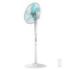 Cecotec EnergySilence 530 Power Connected Ventilador de Pie con 5 Aspas - 50W - Motor de Cobre - Diametro de 40cm - 3 Velocidades - Temporizador - Oscilacion Automatica - Color Blanco