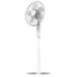Cecotec EnergySilence 1010 Extreme Flow Ventilador de Pie con 10 Aspas - 60W - Motor de Cobre - Diametro de 40cm - Temporizador 2h - Oscilacion Automatica - 3 Velocidades - Silencioso - Color Blanco
