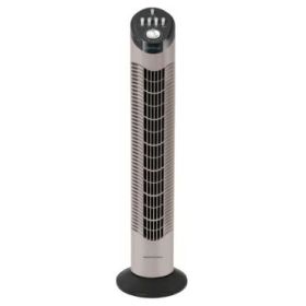 Cecotec EnergySilence 790 Skyline Ventilador de Torre de 30" de Altura - 50W - Funcionamiento Silencioso - 3 Velocidades - Temporizador - Oscilante - Facil Transporte - Color Beige