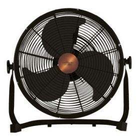 Cecotec EnergySilence 3000 Pro Ventilador Industrial de Suelo con 3 Aspas Metalicas - 90W - Motor de Cobre - 3 Velocidades - Funcionamiento Silencioso - Base Estable - Rejilla Protectora - Color Negro
