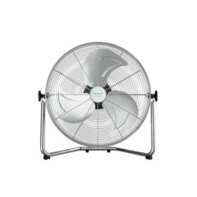 Cecotec EnergySilence 5000 Pro Ventilador Industrial de Suelo con 3 Aspas Metalicas - 120W - Diametro de 20" - 3 Velocidades - Inclinacion Flexible - Base Estable - Rejilla Protectora - Cromado