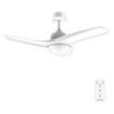 Cecotec EnergySilence Aero 460 Ventilador de Techo con 3 Aspas y Luz Integrada - Potencia de 49W - Funcionamiento Silencioso - Modo Invierno/Verano - Mando a Distancia - Temporizador - Color Blanco