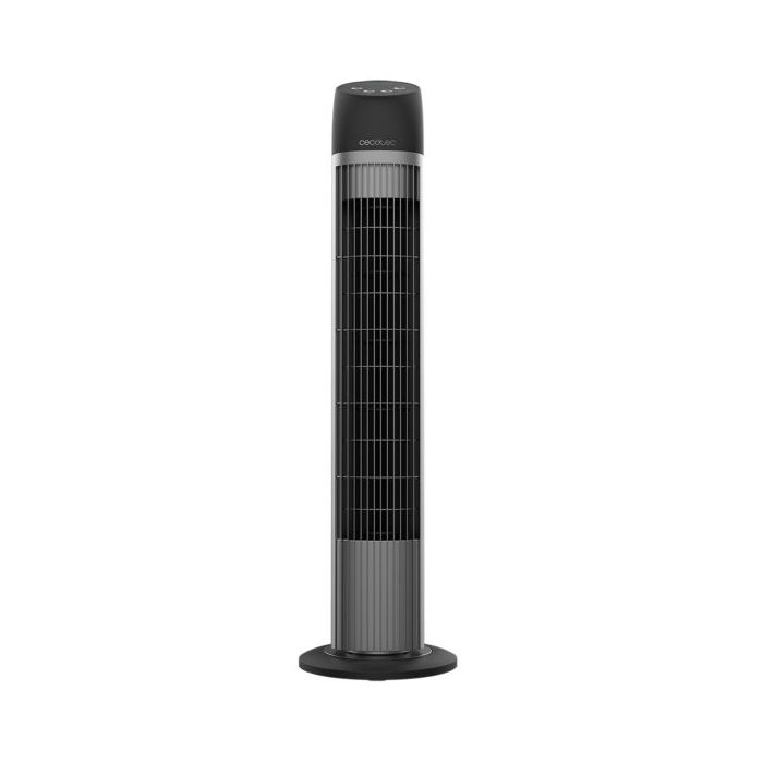Cecotec EnergySilence 7050 SkyLine Control Ventilador de Torre de 33" de Altura - 45W - Motor de Cobre - Mando a Distancia - 3 Velocidades - Oscilacion de 70º - Temporizador - Color Negro