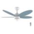Cecotec EnergySilence Aero 4260 Sky Ventilador de Techo con 5 Aspas y Luz LED Integrada - 40W - Aspas Reversibles - Mando a Distancia - Temporizador - Diametro de 42" - Modo Invierno - Color Azul