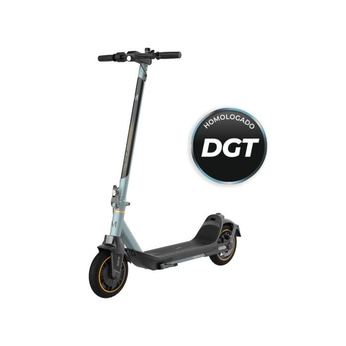 Cecotec Bongo Serie M20 Patinete Electrico - 500W - Autonomia 20km - Ruedas 8.5” Neumaticas - Frenado Doble Seguro - Pantalla LED - Homologado por la DGT - Velocidad 25km/h - Color Negro y Azul